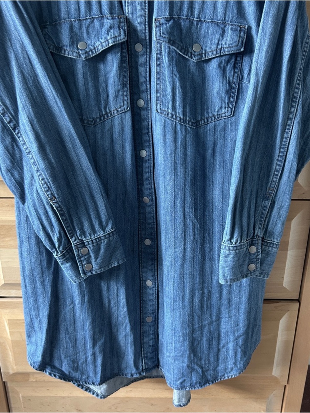 Universal Thread Western Denim Shirtdress - Picture 9 of 12